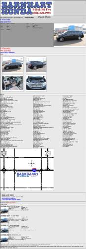 2012 honda odyssey ex-l 4d passenger van finance available h20945 3.5l v-6
