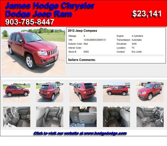 2012 Jeep Compass - Priced to Sell