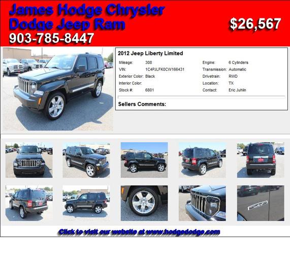 2012 Jeep Liberty Limited - Needs New Home