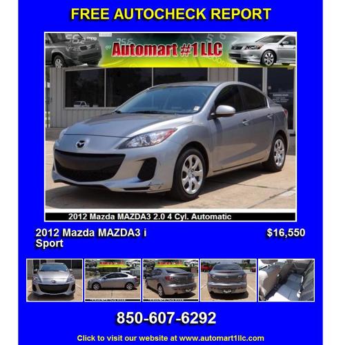 2012 Mazda MAZDA3 i Sport - Needs New Owner