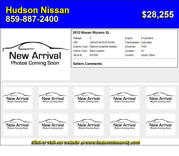 2012 Nissan Murano SL - Buy Me