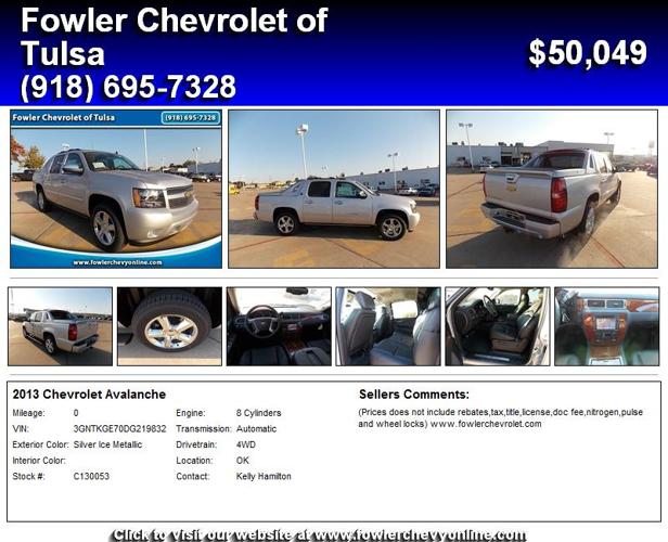 2013 Chevrolet Avalanche - This is the one you have been looking for