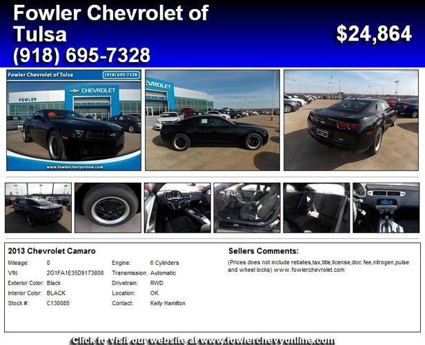 2013 Chevrolet Camaro - Buy Me