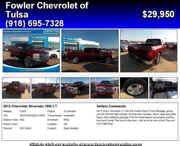 2013 Chevrolet Silverado 1500 LT - You will be Amazed