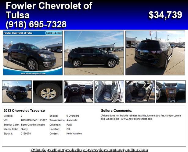 2013 Chevrolet Traverse - One of a Kind