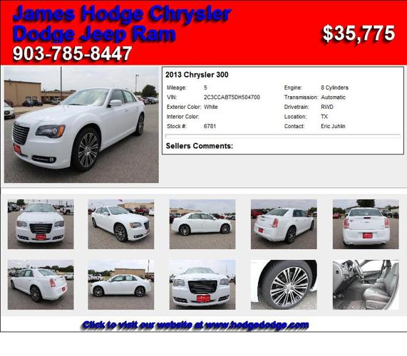 2013 Chrysler 300 - Buy Me