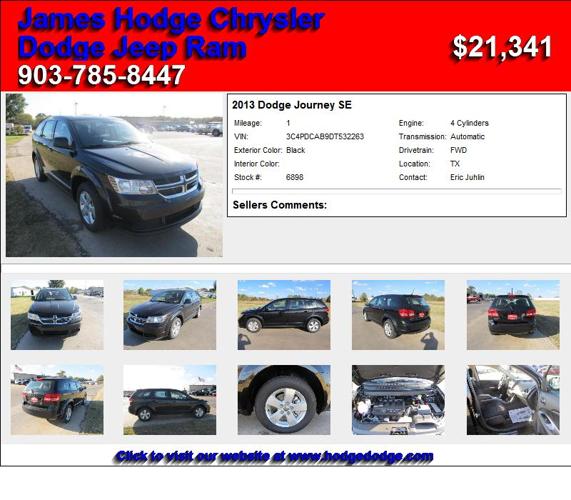 2013 Dodge Journey SE - Look No Further