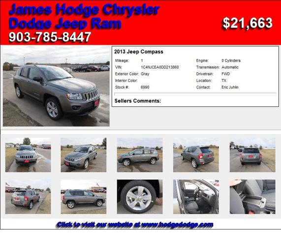 2013 Jeep Compass - Must Sell