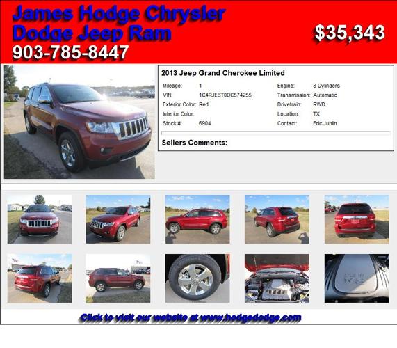 2013 Jeep Grand Cherokee Limited - Wont Last at this Price