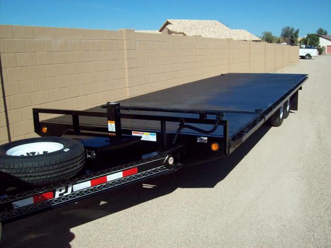 2013 PJ Deck Over Flat Bed with Power Tilt