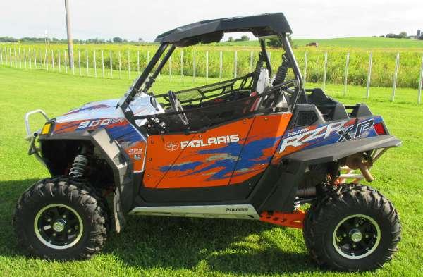 2013 Polaris Ranger RZR XP 900 EPS LE (Orange / Blue)