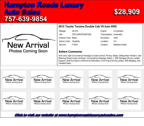 2013 Toyota Tacoma Double Cab V6 Auto 4WD - Cars For Sale 23464