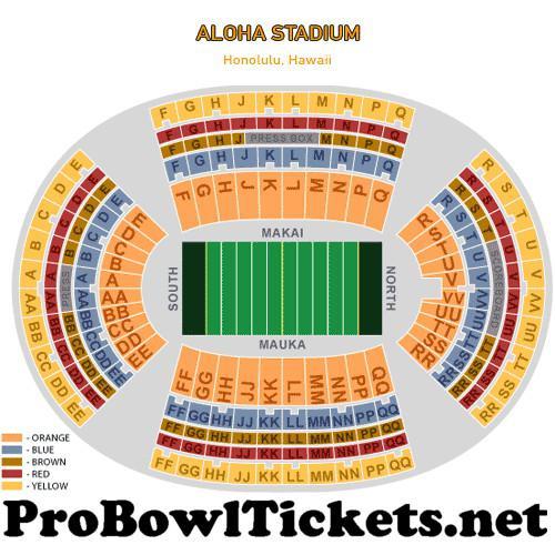 2016 NFL Pro Bowl Tickets - Returns to Honolulu HI (Aloha Stadium)