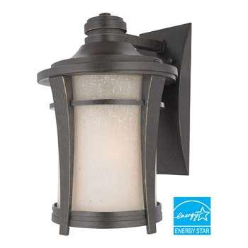 $269.99, Quoizel 1 Light Harmony Outdoor Wall Lanterns in Imperial Bronze - HY8