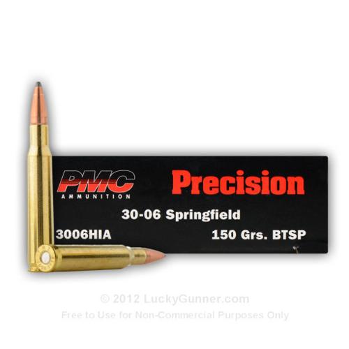 30-06 - 150 gr SPBT Interlock - PMC Precision - 20 Rounds