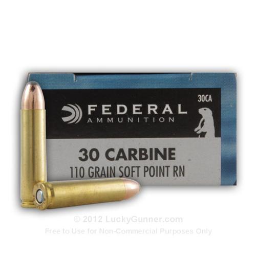 30 Carbine - 110 gr SP - Federal Power Shok - 20 Rounds