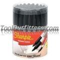 36 PIece Black Sharpie Canister Display