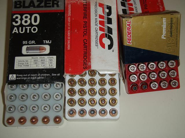 .380 ACP Factory Ammunition 360 Rds (4 Boxes of 50 Rds Ea. & 8 Boxes of 20 Rds Ea.) 100.00