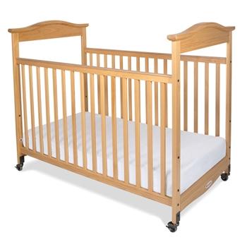 $389.95, Foundations Biltmore Full Size Fixed-Side Clearview Crib in Natural -
