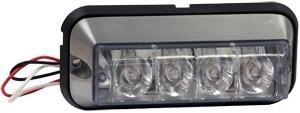 $39.95, Recessed 4 LED Amber Vehicle Safety Strobe Light