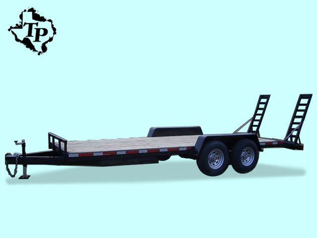 $3,594.02, 2012 7ftx20ft (18ft+2ft) lowboy flatbed bumper pull equipment trailer 14,000lb gvwr Bp