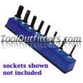 3/8 in. Drive Universal Magnetic Blue Socket Holder 10-19mm