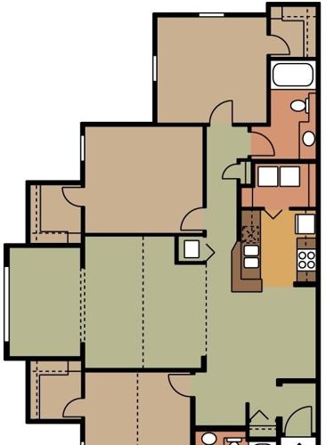 3 bedrooms Apartment - The Enclave at Deep River Plantation in Greensboro.