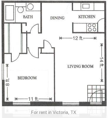 3 bedrooms - Carriage Park Apartments in Victoria. 885/mo