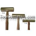 3 Piece Brass Hammer Set