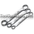 3 Piece Short Fractional Box End Wrench Set