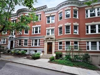 3br 15 Claflin Rd Unit 3 Brookline MA 02445 Sunny Tree-lined Modern Washington Square Condo with Large Landscaped Yard Garden and Patio!