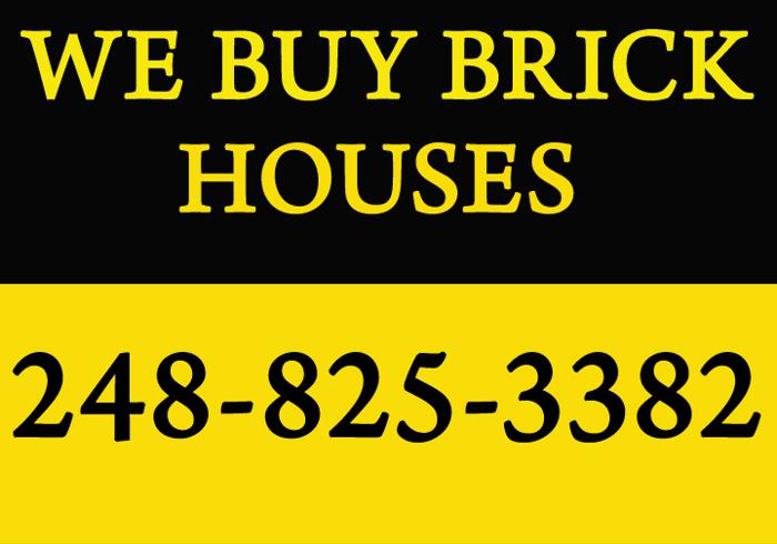 3br, ? Company needs to buy 3 to 4 brick houses with 3 or more bedrooms. Call 248 825 3382 Today