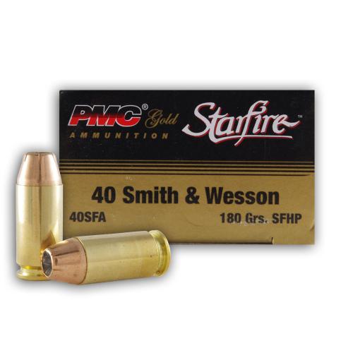40 S&W 180 gr JHP - PMC Starfire - 20 Rounds