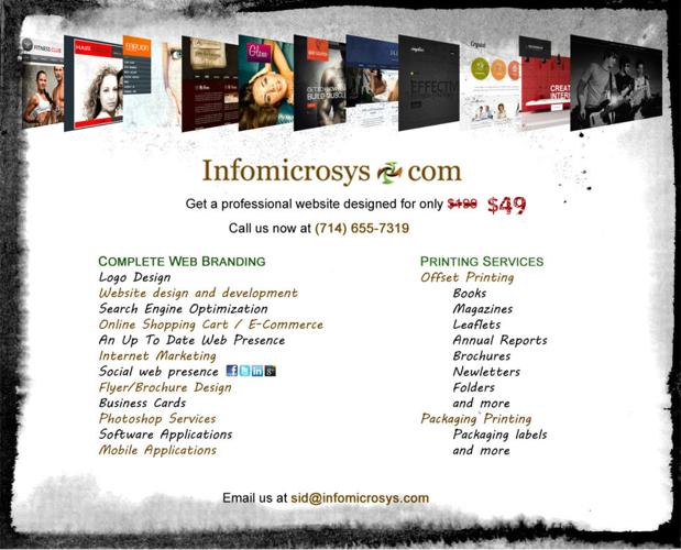 ? ?? $49 ? Classy Professional WEBSITES Designed For You