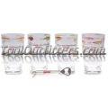 4 Piece 20 oz. Glass Pint Set with Free Bottle Opener