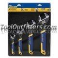 4 Piece SAE Quick Adjusting Wrench Tray Set