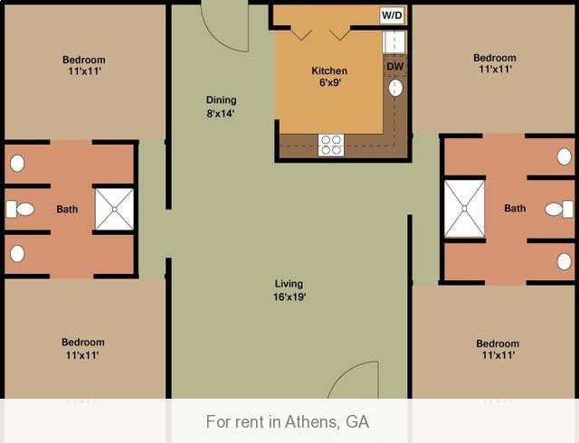 4 Spacious BR in Athens