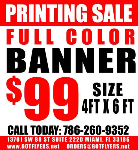 4x6 Flyers For 140 Cheap Full Color Printing Miami