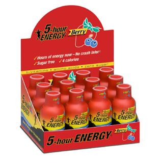5-Hour Energy 500181 5-Hour Energy Drink Berry /12