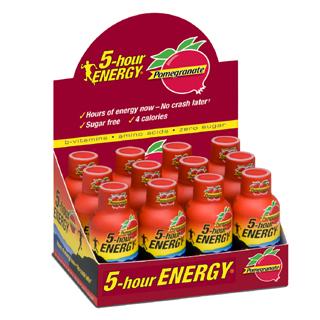 5-Hour Energy 818125 5-Hour Energy Drink Pomegranate /12