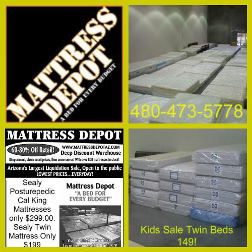 500 beds in stock 60-80% off retail 299 sealy cal king deals