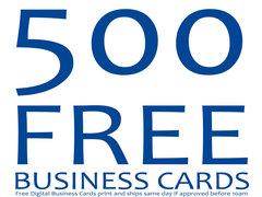 ? ? 500 Free Business Cards with same day printing (Digital)