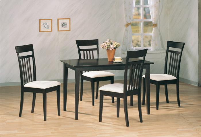 5 pc. Dining Set in Cappuccino