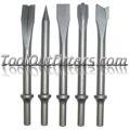 5 Piece Chisel Set for MTN7330 and other Air Hammers