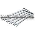 5 Piece SuperKrome® Metric Long Pattern Combination Wrench Set