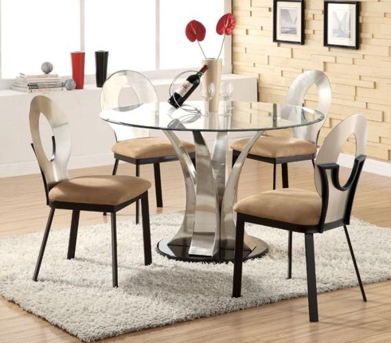 5PC Dining Set Ultra Contemporary