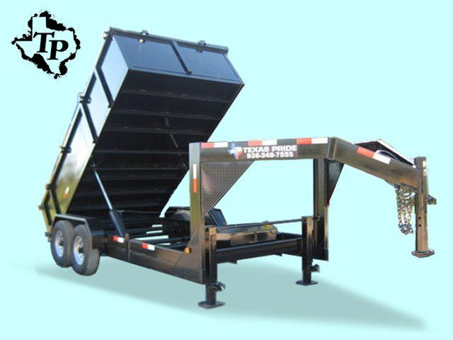 $6,494.02, 2012 7ftx14ft gooseneck tandem axle hydraulic dump trailer 14,000lb gvwr Dt 7x14