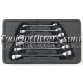 6 Piece Flare Nut Wrench Set - SAE