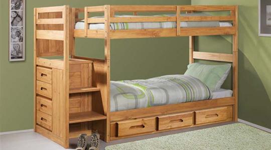 7033 Explorer Twin/Twin Staircase Bed