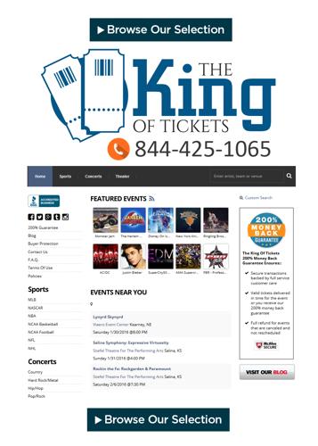 750000+ Ticket Inventory - Great Prices & Great Seats - Any Event